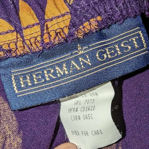 Vintage Rich Color Floral Maxi Skirt - Picture 3 of 4